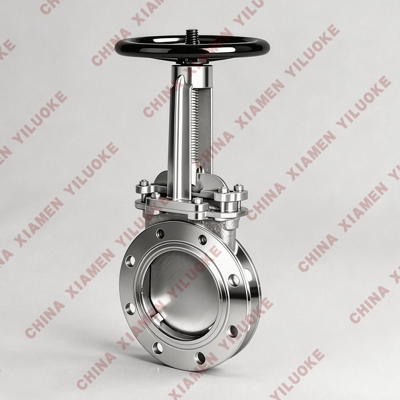 Stainless Steel Knife Gate Valve Stainless Steel Knife Gate Valve with Flanged Ends